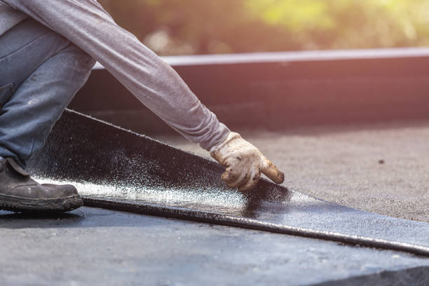 Professional Emergency Waterproofing technician working in Spencerport, NY